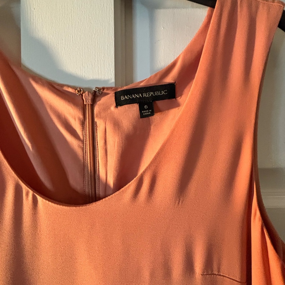 Banana Republic Sleeveless Shell Top - Peach